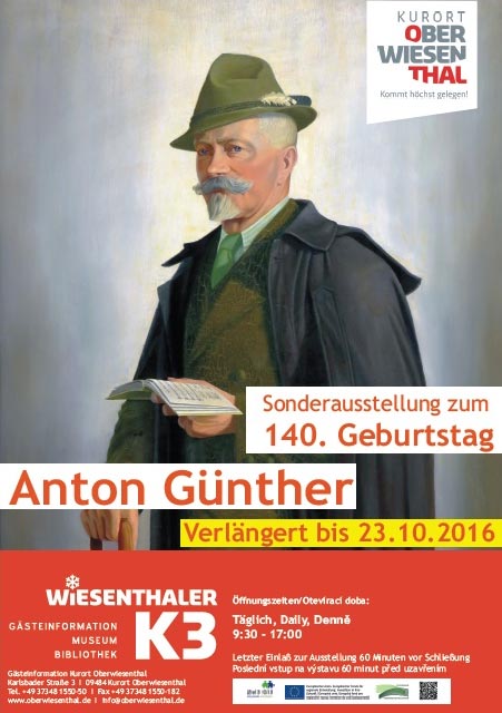 140. Geburtstag Anton Günther
