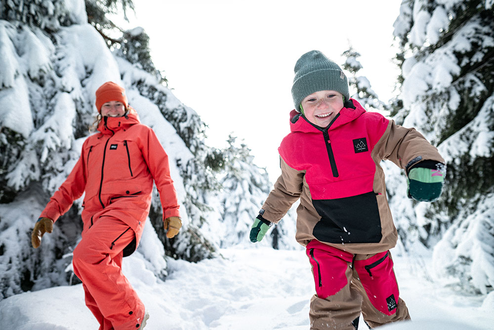 Winterkinder auf dem Fichtelberg