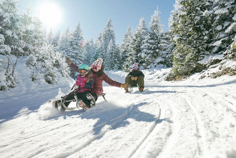 Rodeln auf dem Fichtelberg