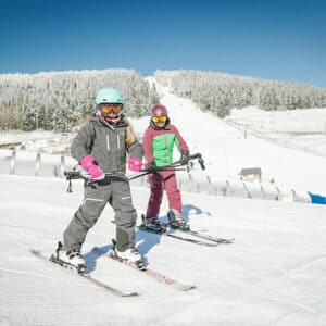 Skifahren lernen am Fichtelberg