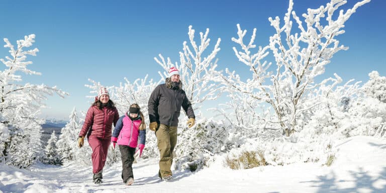 Winterwandern und Schneeschuhwandern in Oberwiesenthal